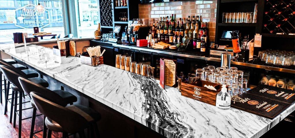 poxy Commercial Countertop Bar